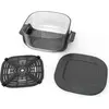 Image de Ninja Crispi CleanCrisp, Récipient, Carré, 3,8 l, Transparent, Verre, 1 pièces