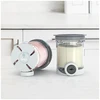 Image de Lot De 2 Pots De Remplacement Ninja Swirl By Creami Nc701eu 480 Ml Gris Avec Couvercles Transparents Et Embouts