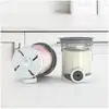 Image de Lot de 2 pots de remplacement NINJA Swirl by CREAMi NC701EU 480 ml avec couvercles transparents et embouts Gris - Neuf