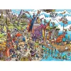Image de COBBLE HILL Puzzle DoodleTown : village viking 1000 pièces