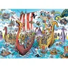 Image de COBBLE HILL Puzzle DoodleTown : Expédition Viking 1000 pièces