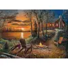 Image de Cobble Hill Puzzle Fireside - 500 pièces Le plaisir du puzzle en famille