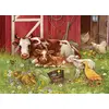 Image de Puzzle Cobble Hill Animaux XXL pièces Barnyard Babies 350 pièces