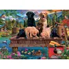 Image de Puzzle Cobble Hill Chiots et canards - 350 pièces Puzzle familial