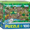 Image de Une journée au zoo - Puzzle de 100 pièces à repérer et à trouver