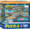 Image de Eurographics Puzzle Agitation dans l'aquarium, 100 pièces, 48 x 33 cm, 6100-0543