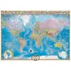 Image de Carte du monde avec drapeaux