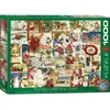 Image de EUROGRAPHICS Vintage Carte de Noël puzzle 1000 pièces