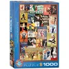 Image de EUROGRAPHICS Puzzle Vintage Ballroom Posters 1000 pièces