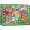 Image de Eurographics Puzzle Pays des merveilles du chanvre, feuilles de chanvre colorées, 1000 pièces, 6000-5488