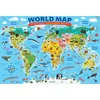 Image de EUROGRAPHICS Puzzle Carte du monde illustrée 100 pièces