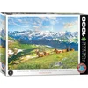 Image de EUROGRAPHICS Puzzle Cerfs dans les montagnes 1000 pièces