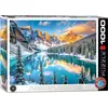 Image de Puzzle 1000 pièces Eurographics Lac Morraine en hiver