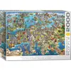 Image de carte folle de l'Europe