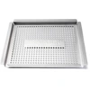 Image de Panier de cuisson inox pour barbecue - bords surélevés - 40 x 29 cm - 1,10 kg