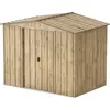 Image de Abri de jardin métallique Titan 8x6Reproduction bois chêne