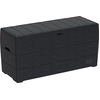 Image de DURAMAX Durabox Boîte de rangement en plastique 270 l, 117 x 45 x 56 cm, anthracite DURAMAX 86600