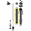 Image de Crankbrothers Highline 1.0 Body 2-Keyway Körper, 31.6mm, 160mm