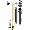 Image de Cartouche Crankbrothers Highline Cartridge, 100mm, tige de 6mm, V2