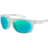 Image de Lunettes de soleil BOBSTER Luna   Finition nacrée cristal perlé   Verres miroirs bleu-vert