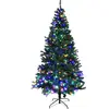 Image de Sapin de Noël artificiel avec lumières LED, 210 cm
