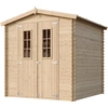 Image de Abri de jardin en bois 3,53 m2 - Abri de jardin en bois - L206xL216xH218 cm - Abri pour vélos - Timbela M343C