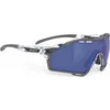 Image de Lunettes de soleil Rudy Project Cutline, couleur noire, verres Multilaser Deep Blue/CAT3. Lunettes de soleil Rudy Project Cutline, couleur noire, verres Multilaser Deep Blue/CAT3