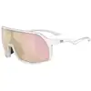 Image de RUDY PROJECT Unisex RUDY PROJECT THUNDER WHITE GLOSS - MULTILASER ROSE GOLD Lunettes de soleil Plastique Blanc Rose Masque