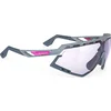 Image de Lunettes de soleil Rudy Project Defender Impactx 2 Laser Photochromiques, verres transparents violets/CAT1-3, monture transparente violette/CAT1-3