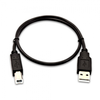 Image de V7 USB-A (Stecker) auf USB-B (Stecker) 0,5 m - Schwarz - Câble USB (0,5 m, USBUSB A, USB B, 1.0, 480 Mbit/s, Schwarz)
