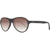 Image de Lunettes de soleil Web WE0128 52G 54 Unie Marron