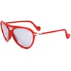Image de Lunettes de soleil unie Moncler ML0054 Rouge mat 0/0/135
