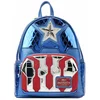 Image de Loungefly - Plecak Marvel Captain America Metallik 26cm - Modny i Funkcjonalny