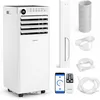 Image de Costway   Climatiseur Mobile Réversible 9000 Btu   Wi-fi, Déshumidification, Mode Nuit, Télécommande   Pour Pièces Jusqu'à 42 M²