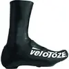 Image de VeloToze Überschuh 2.0, modèle long, couleur noire, taille S - surchaussures aérodynamiques imperméables pour compétition...