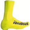 Image de VeloToze Überschuh 2.0, version longue, couleur jaune, taille S - surchaussures aérodynamiques imperméables pour les conditions froides.