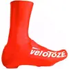 Image de Couvre-chaussures VeloToze 2.0 longs orange S - couvre-chaussures aérodynamiques imperméables pour les journées froides...