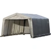 Image de Shelter Logic garage en film plastique, tente d'osier "In-A-Box", 370 x 490 cm gris 18,13 m²