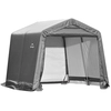 Image de Shelter Logic abri de jardin en film plastique, tente d'osier "Shed-In-A-Box", 300 x 300 cm gris 9 m²