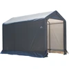 Image de Shelter Logic abri de jardin en film plastique, tente d'osier "Shed-In-A-Box", 180 x 300 cm gris 5,4m²