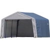 Image de Shelter Logic abri de jardin en film plastique, tente de pâturage "Shed-In-A-Box", 370 x 370 cm gris 13,7m²
