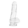 Image de Crystal Addiction - Godemiché transparent - 18 cm