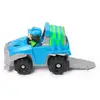 Image de Véhicule Pat Patrouille SPIN MASTER Rex 15 cm avec figurine amovible, roues fonctionnelles et rampe mobile, plastique Bleu et Gris - Neuf