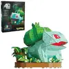 Image de Puzzle 3D Pokémon 4D Build Bulbizarre SPIN MASTER 195 pièces Modèle à exposer 24 cm Bois/papier Carton Bleu Vert - Neuf