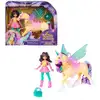 Image de Mini poupée Unicorn Academy Ava & licorne Leaf ailes magiques SPIN MASTER 4 accessoires Multicolore - Neuf