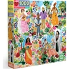 Image de EEBOO Puzzle carré Jardin des poètes 1000 pièces