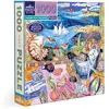 Image de Puzzle Eeboo de 1000 pièces, thème : coquillages sur la côte   Puzzle pour adultes, 1000 pièces