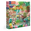 Image de Puzzle 1000 pièces Eeboo Seasons in Kyoto illustration colorée multicolore - Neuf
