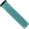 Image de Poignées De Guidon Vélo Lock-on Bleu Sarcelle - Confort Et Adhérence Renforcée - Lizard Skins