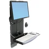Image de Ergotron StyleView 60-593-195 Support pour TV/Ordinateur Portable/Tablette/Ecran PC Noir en occasion ou reconditionné
